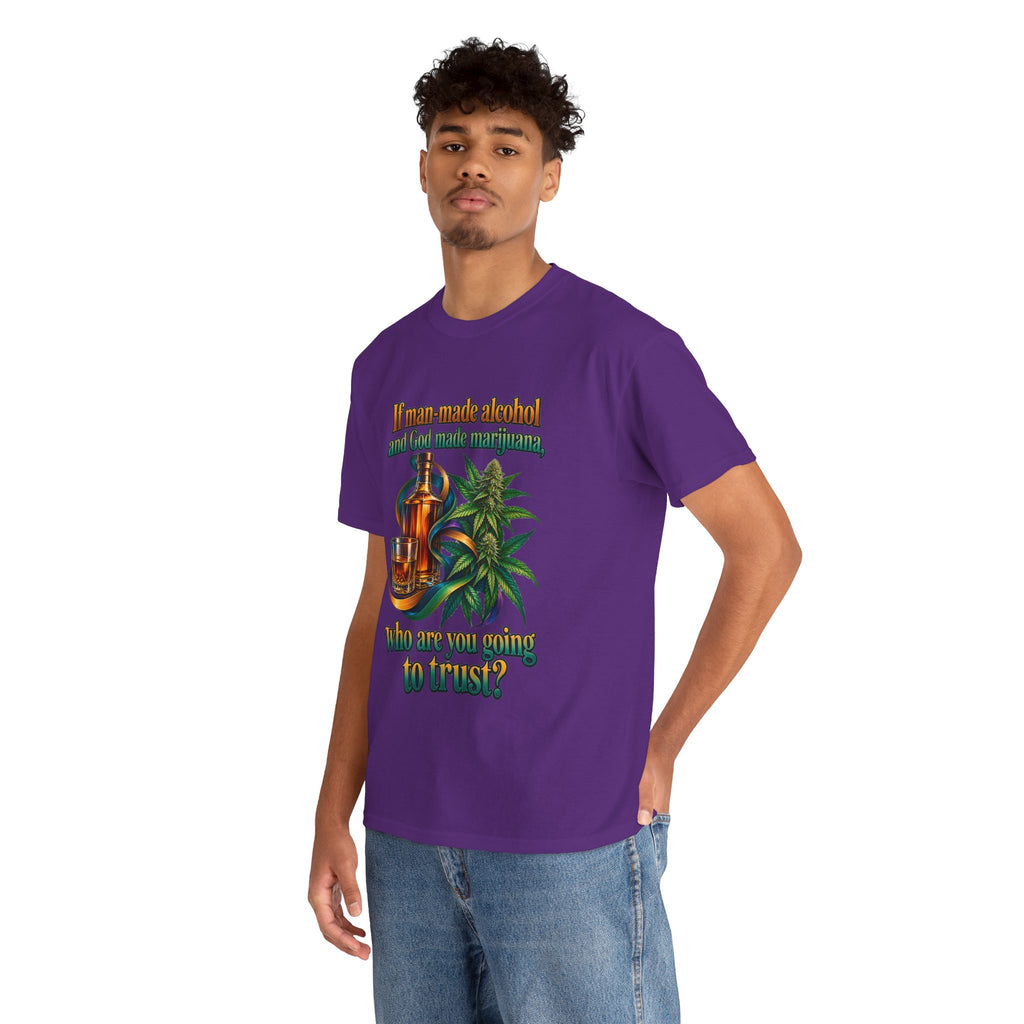 Homemade Alcohol & Cannabis Humor T-Shirt
