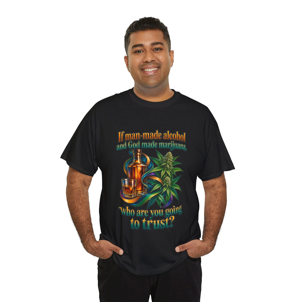 Homemade Alcohol & Cannabis Humor T-Shirt
