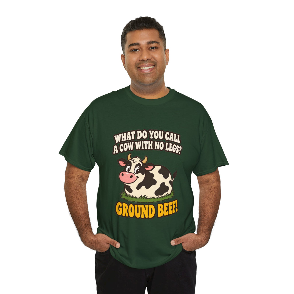 Ground Beef Cow Pun T-Shirt | Dad Joke Humor