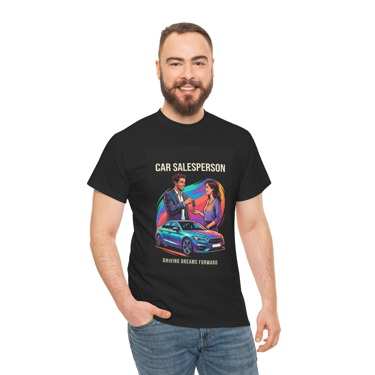 Driving Dreams Forward Car Salesperson T-Shirt