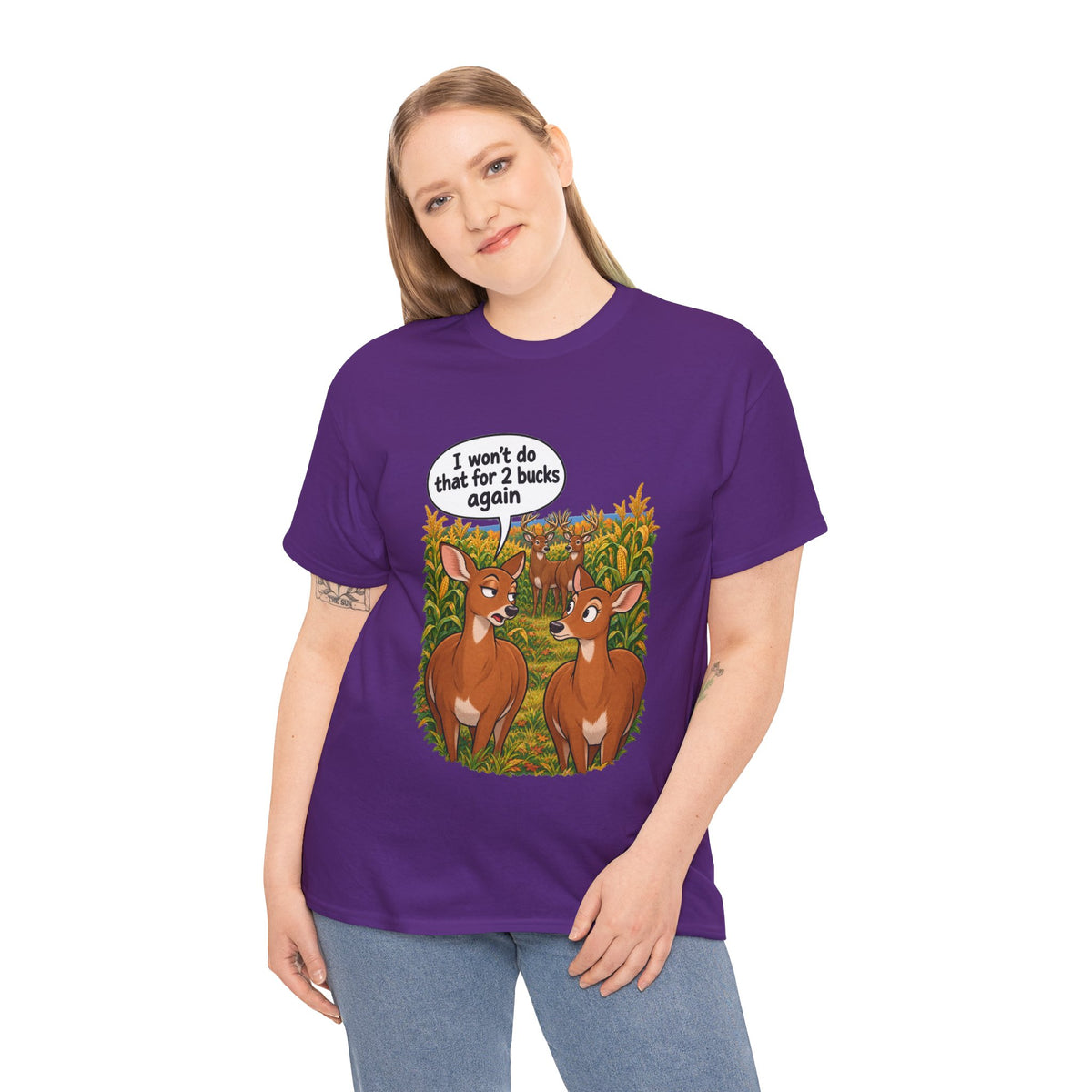 Not for 2 Bucks Again! Funny Deer Pun T-Shirt