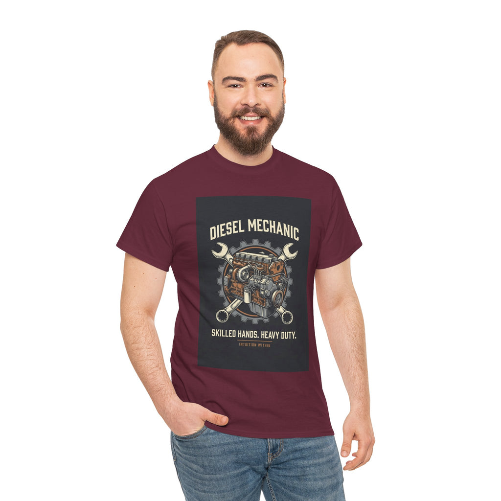 Skilled Hands, Heavy Duty Diesel Mechanic T-Shirt