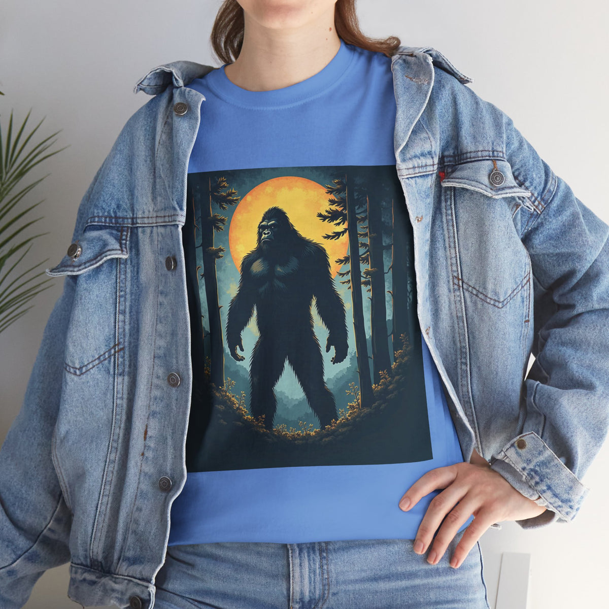 Bigfoot Forest Moon Graphic Tee