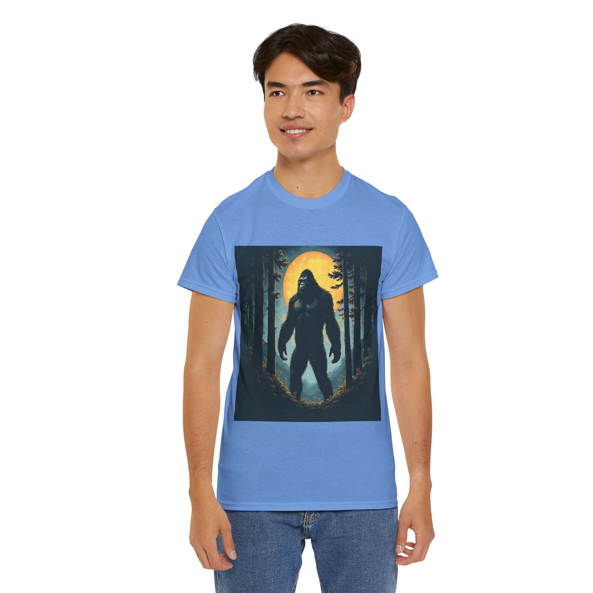 Bigfoot Forest Moon Graphic Tee