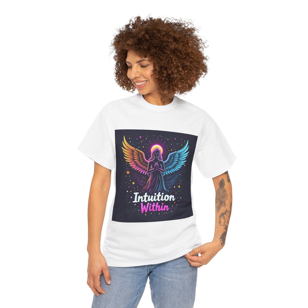 Rainbow Angel Graphic Tee