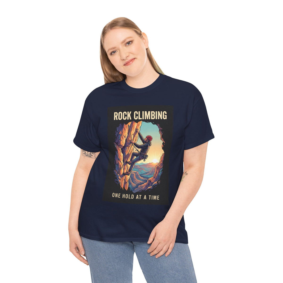 One Hold at a Time Rock Climbing T-Shirt | Outdoor Adventure