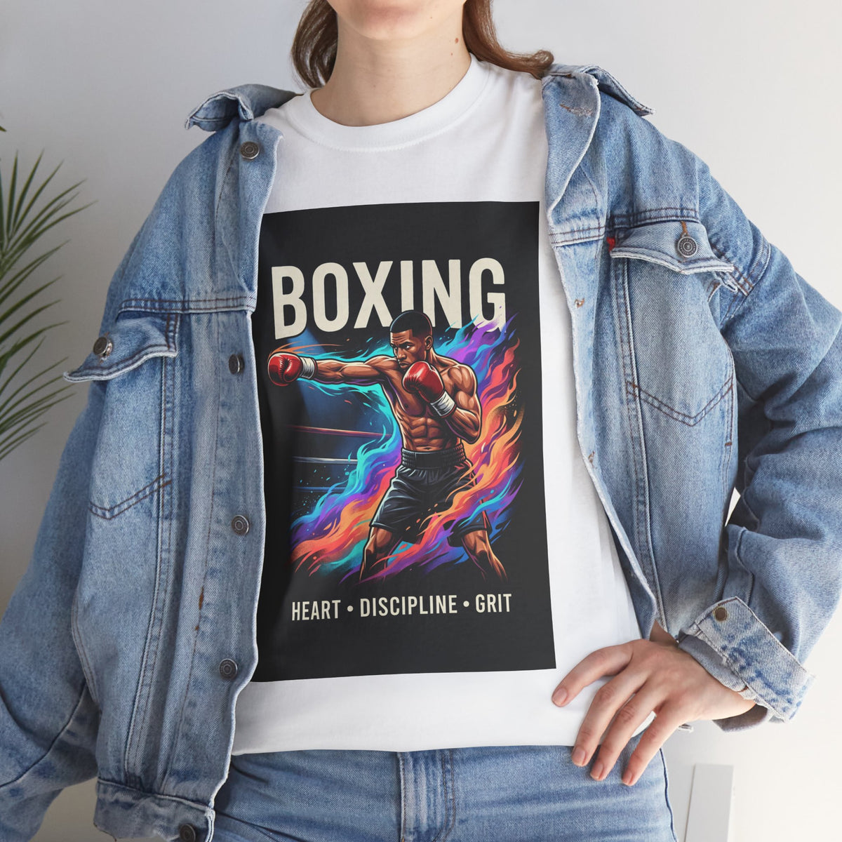 Heart, Discipline & Grit Boxing T-Shirt