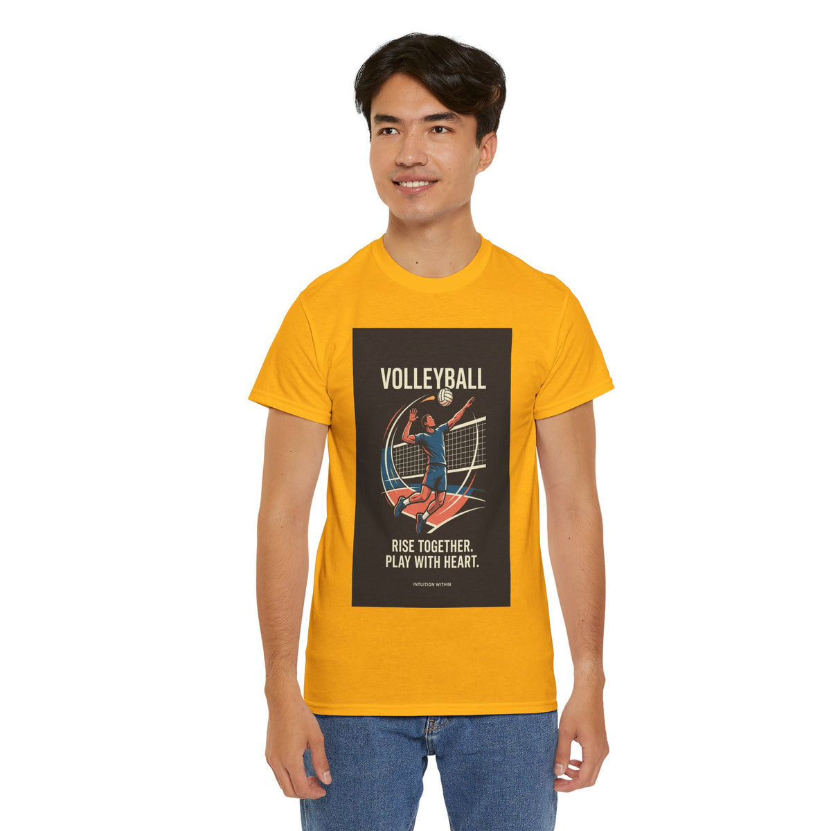 Rise Together, Play with Heart Volleyball T-Shirt