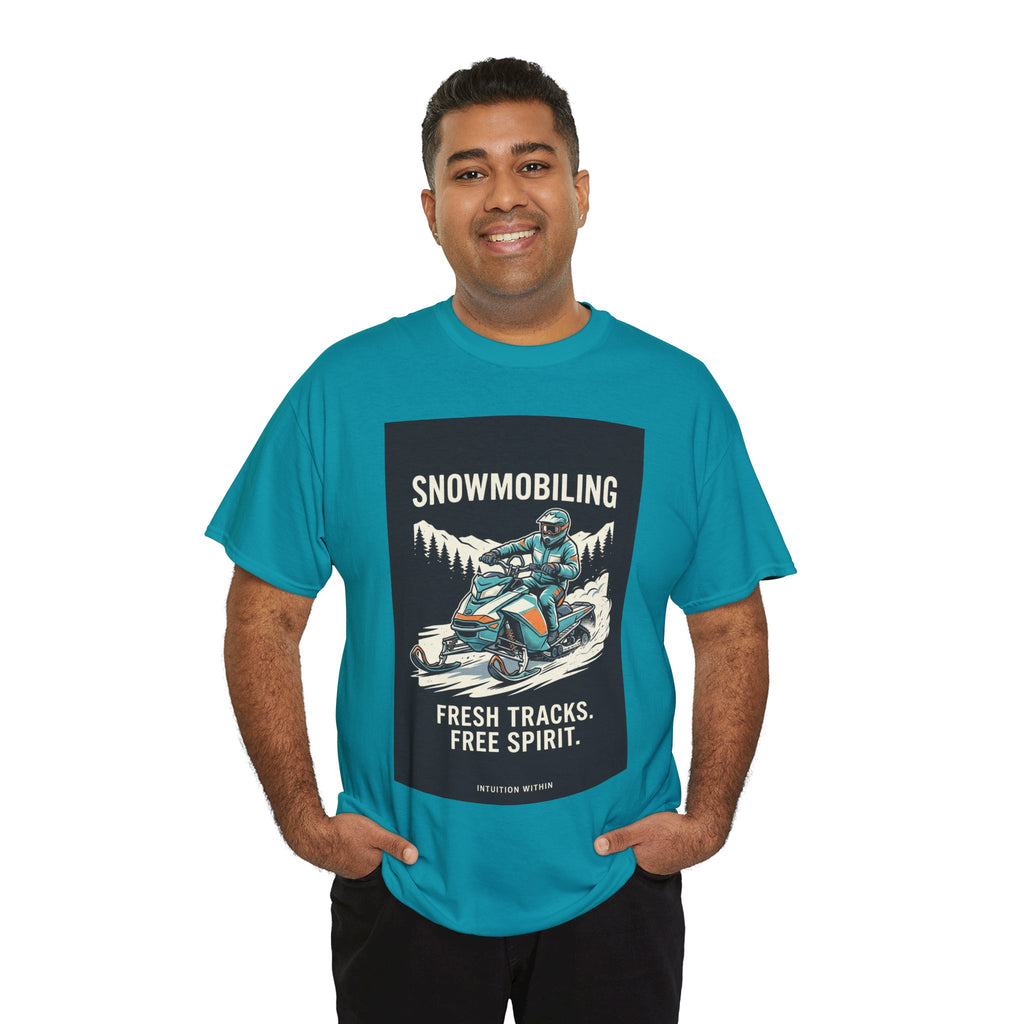 Fresh Tracks, Free Spirit Snowmobiling T-Shirt
