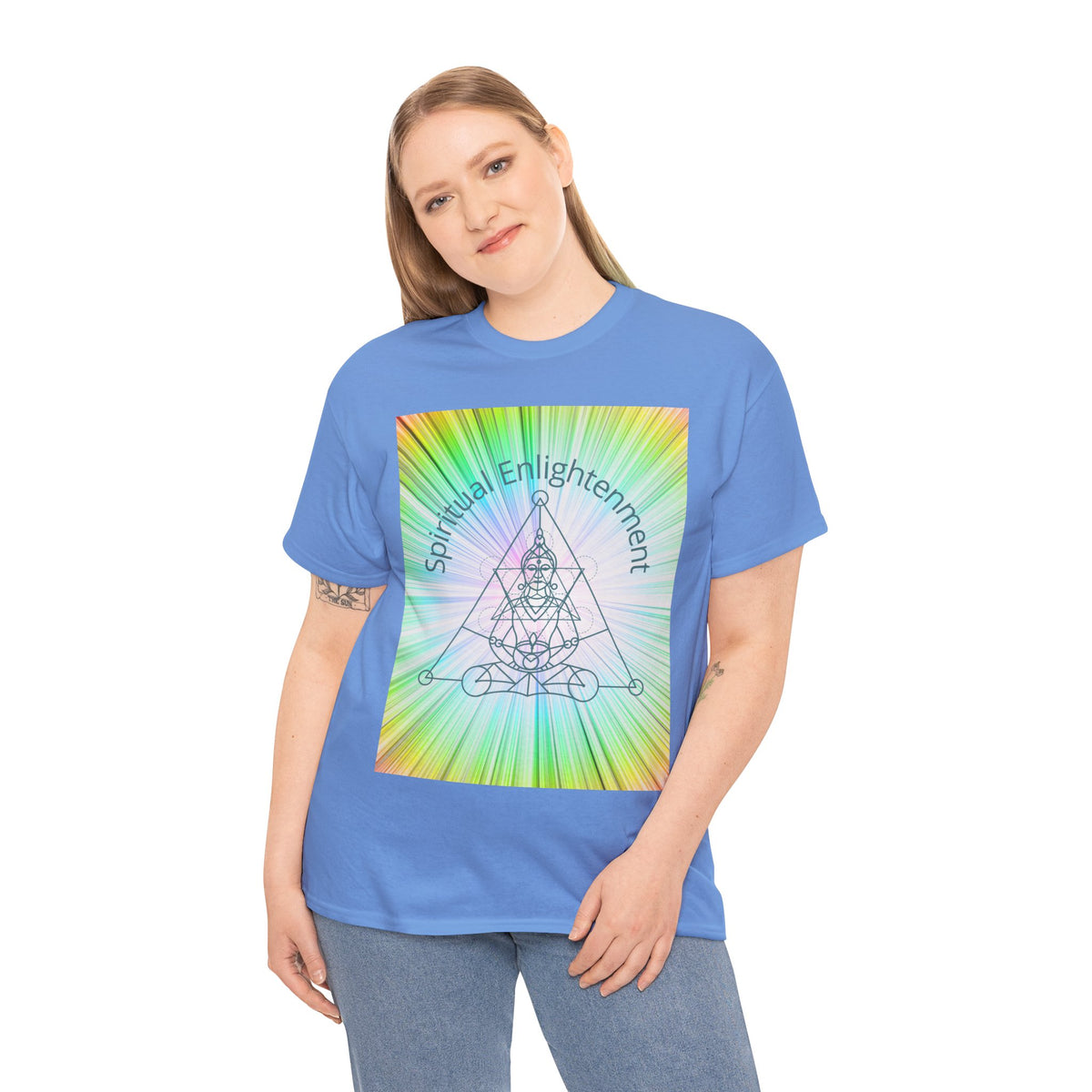 Spiritual Enlightenment Sacred Geometry T-Shirt