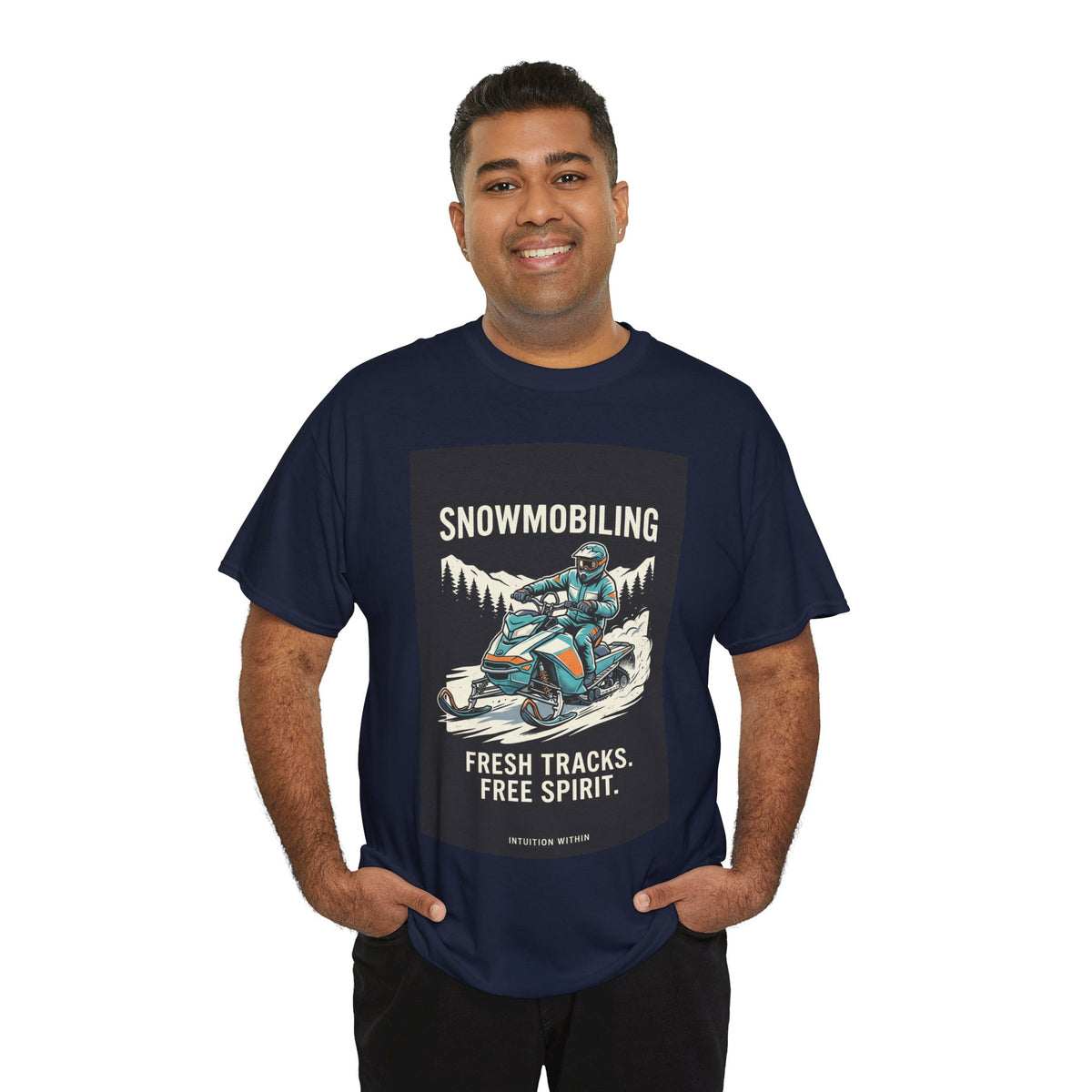 Fresh Tracks, Free Spirit Snowmobiling T-Shirt