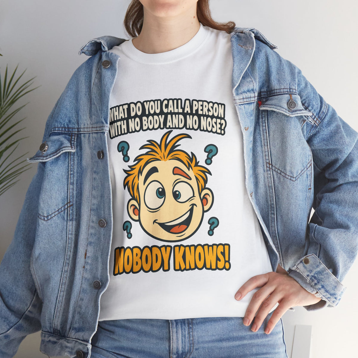 Nobody Knows! Funny Riddle T-Shirt