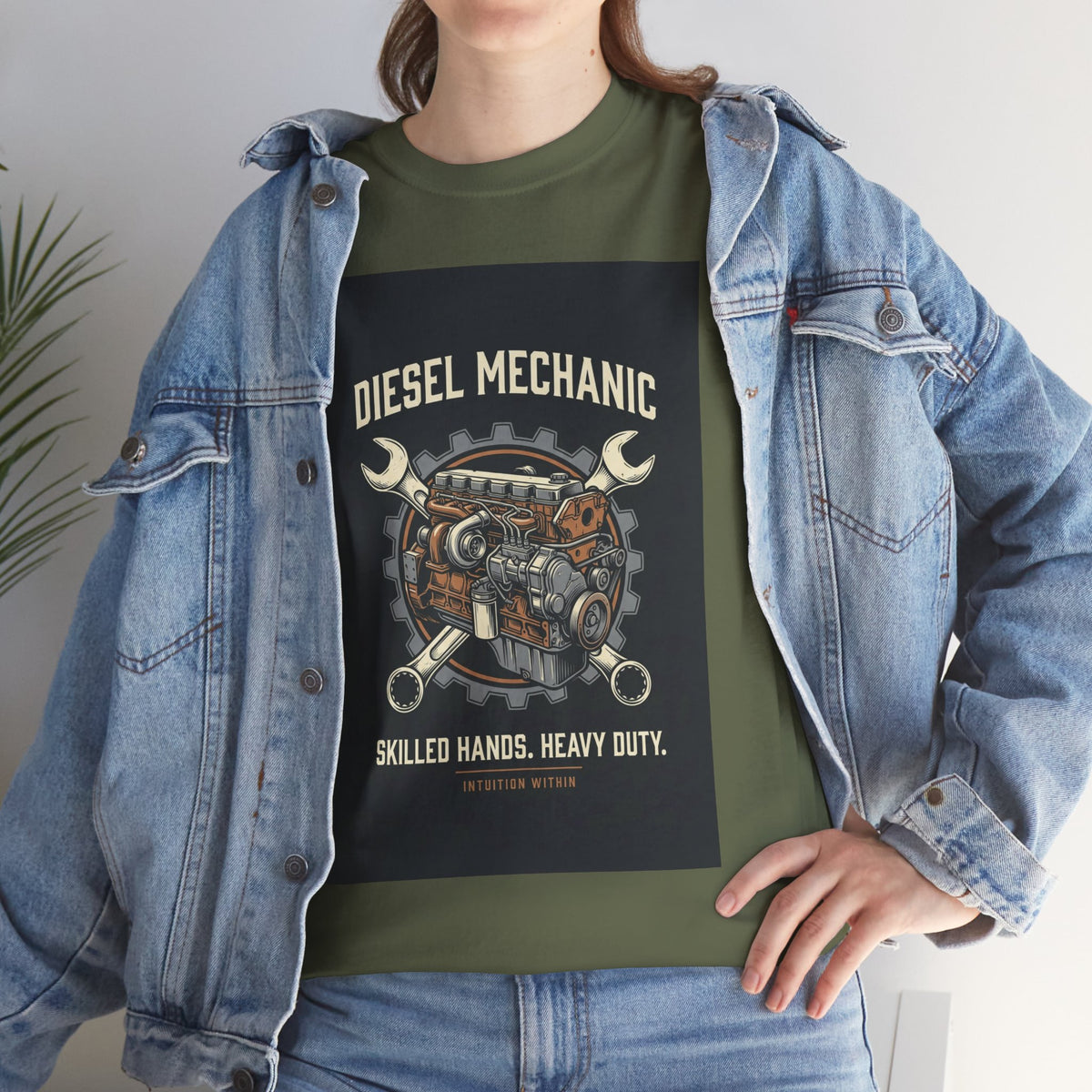 Skilled Hands, Heavy Duty Diesel Mechanic T-Shirt