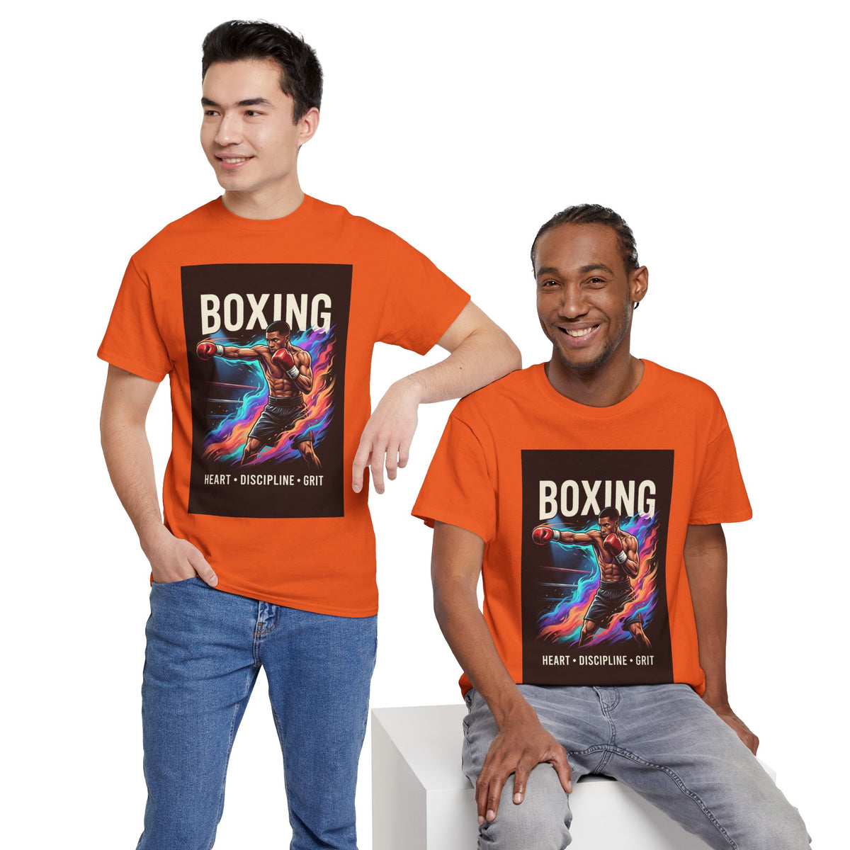 Heart, Discipline & Grit Boxing T-Shirt