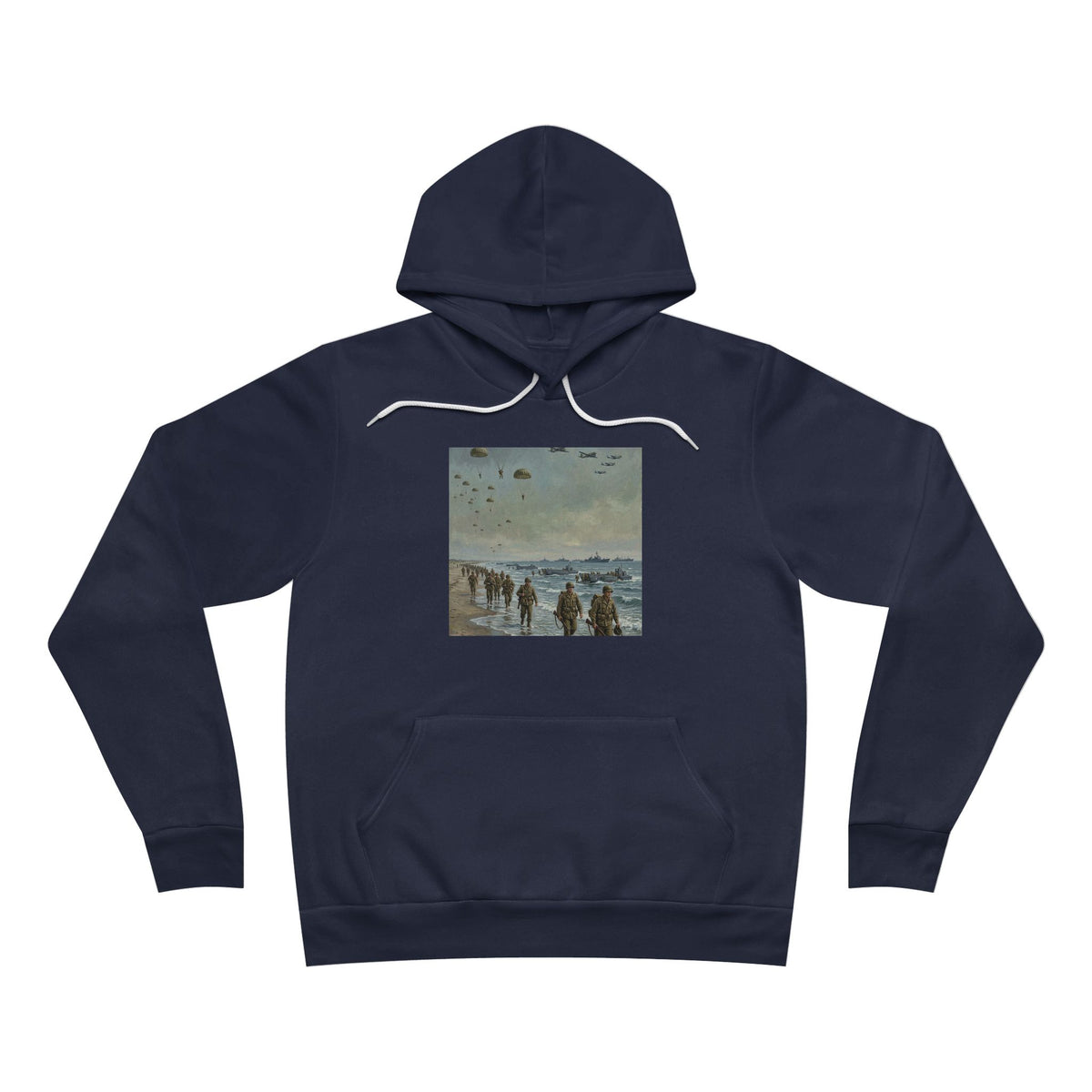 Intuition Within Military Signature Bella+Canvas Hoodie | Beach Landing Tribute