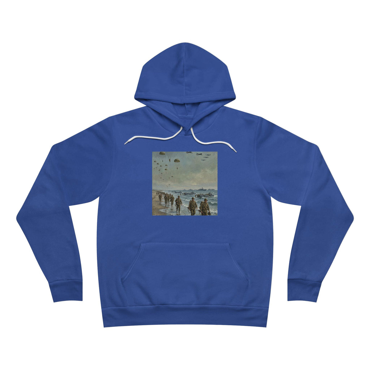 Intuition Within Military Signature Bella+Canvas Hoodie | Beach Landing Tribute