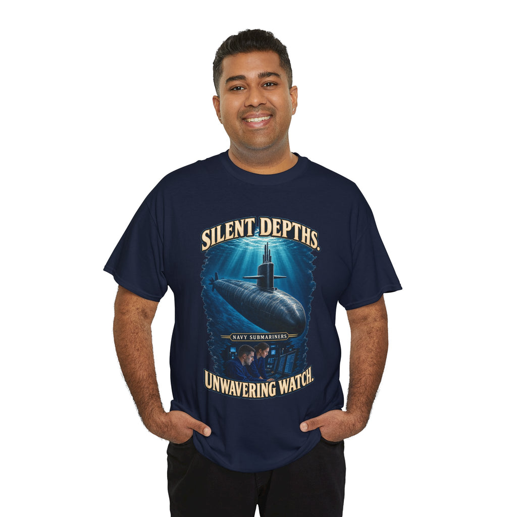 Silent Depths, Unwavering Watch T-Shirt | Submariner Tribute