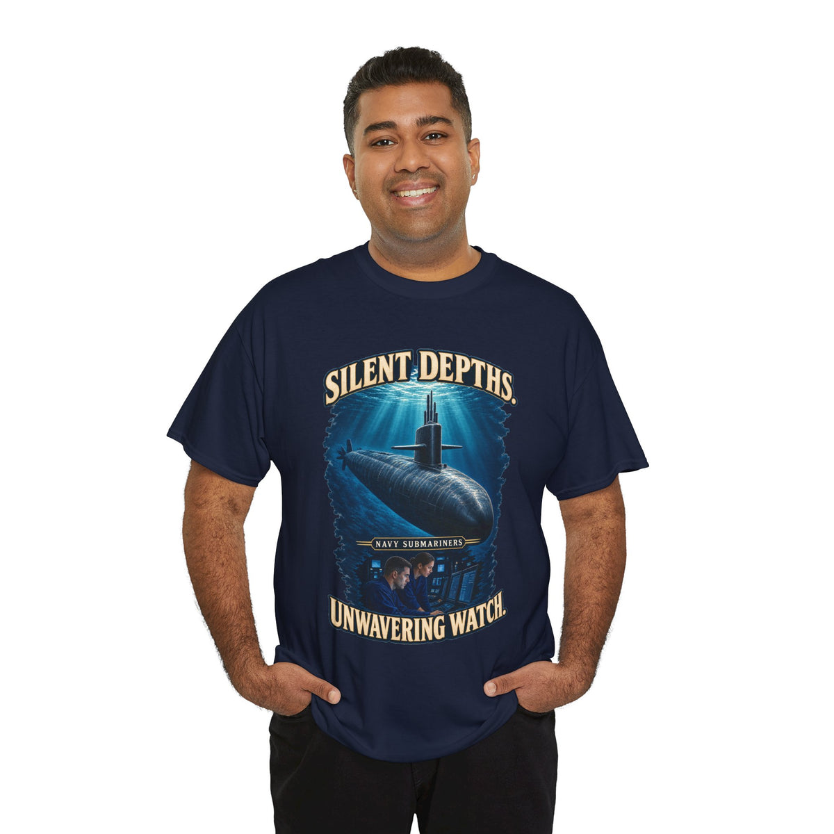Silent Depths, Unwavering Watch T-Shirt | Submariner Tribute