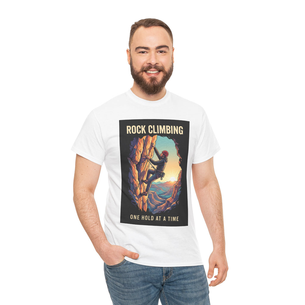 One Hold at a Time Rock Climbing T-Shirt | Outdoor Adventure