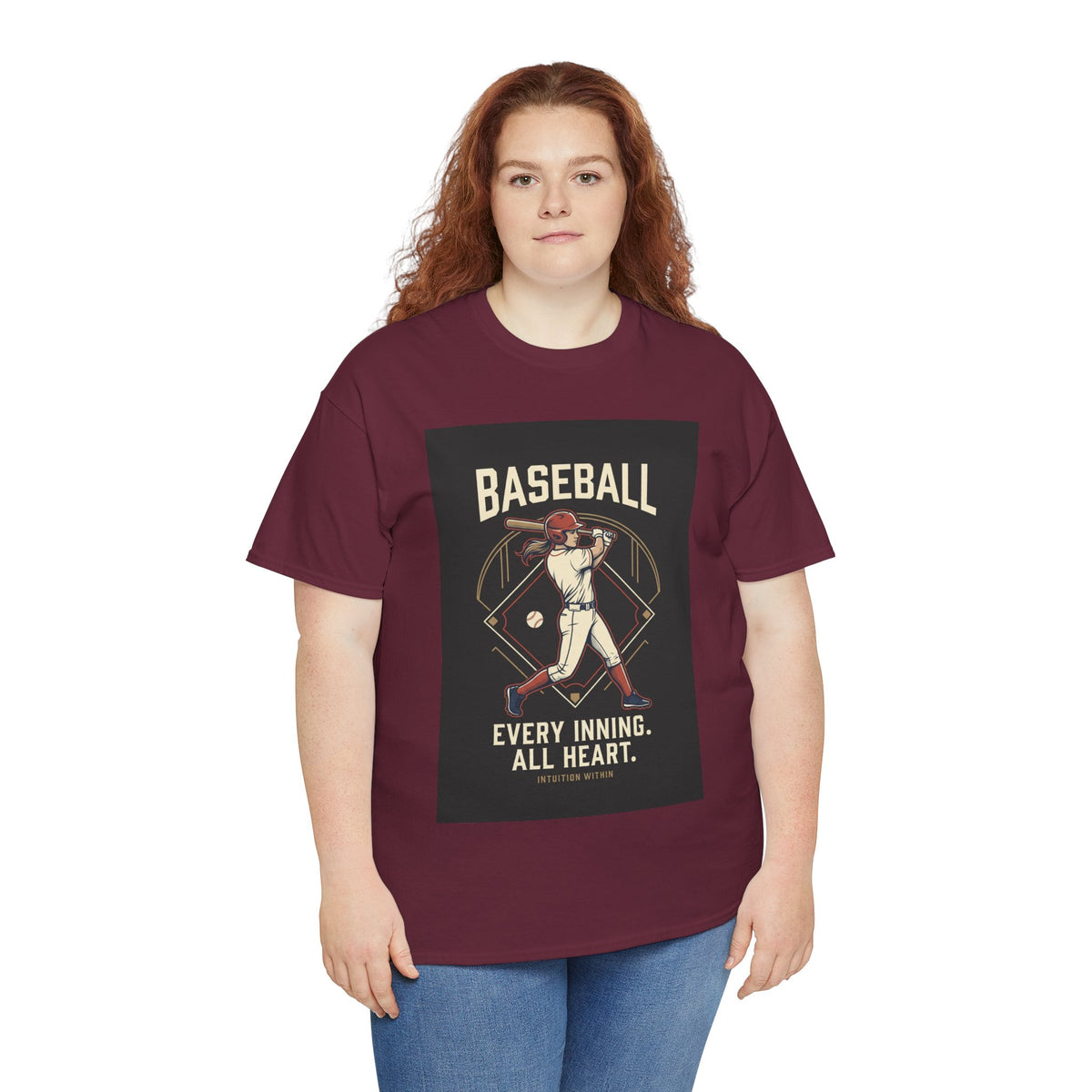 Every Inning, All Heart Baseball T-Shirt