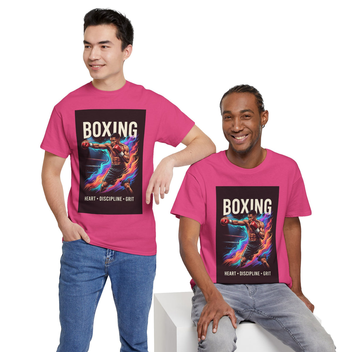 Heart, Discipline & Grit Boxing T-Shirt