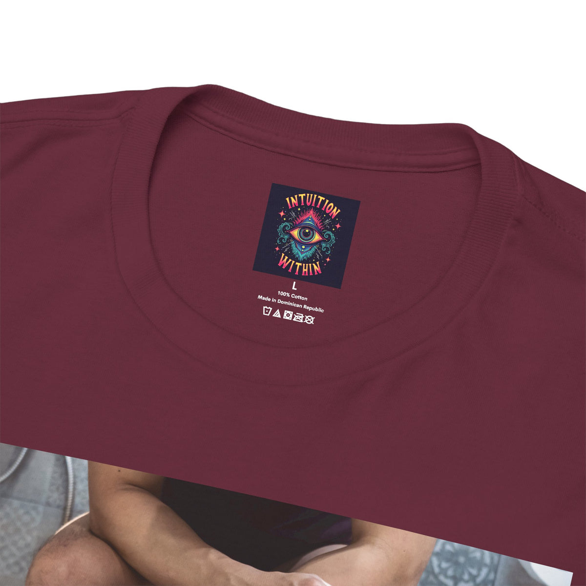 Still Together Bathroom Humor Tee – Male Design, Front Print | Intuition Within