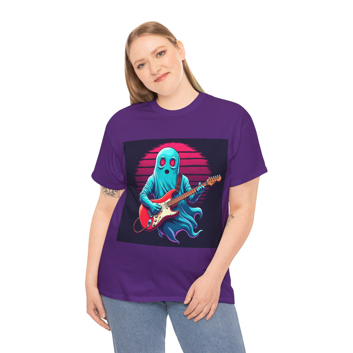 Ghost Guitarist Graphic Tee
