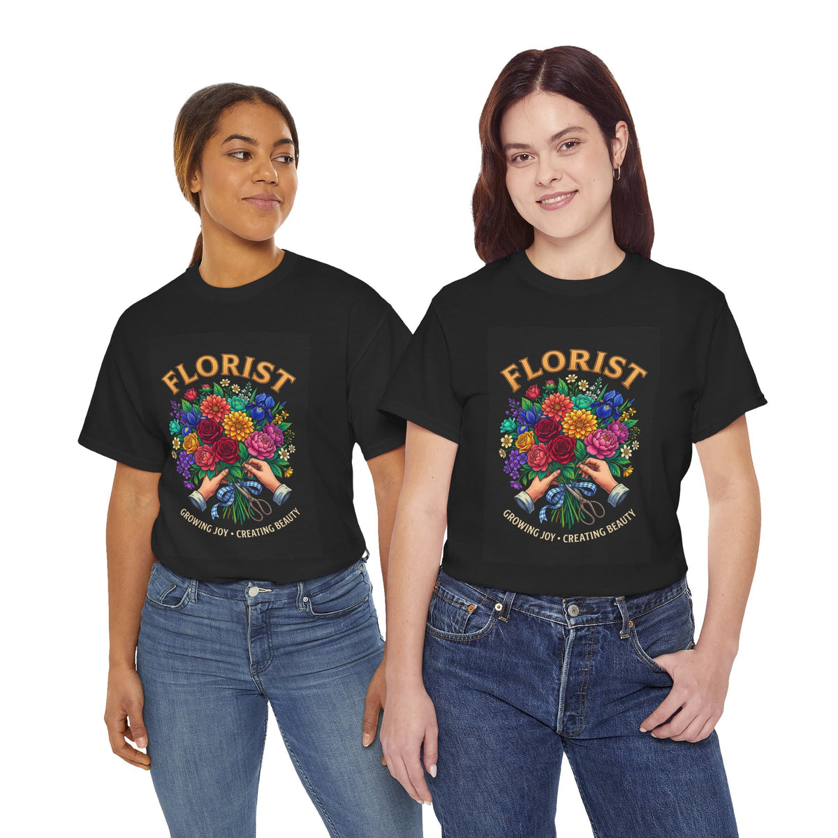 Growing Joy, Creating Beauty Florist T-Shirt