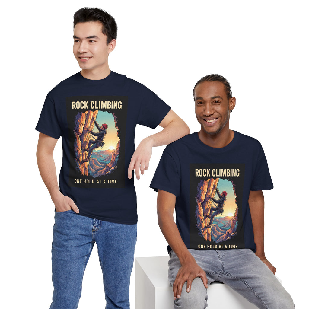 One Hold at a Time Rock Climbing T-Shirt | Outdoor Adventure