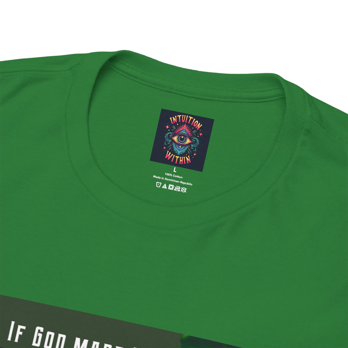 If God Made Marijuana Tee – Front Print | Intuition Within
