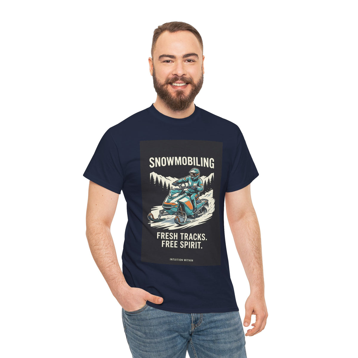 Fresh Tracks, Free Spirit Snowmobiling T-Shirt