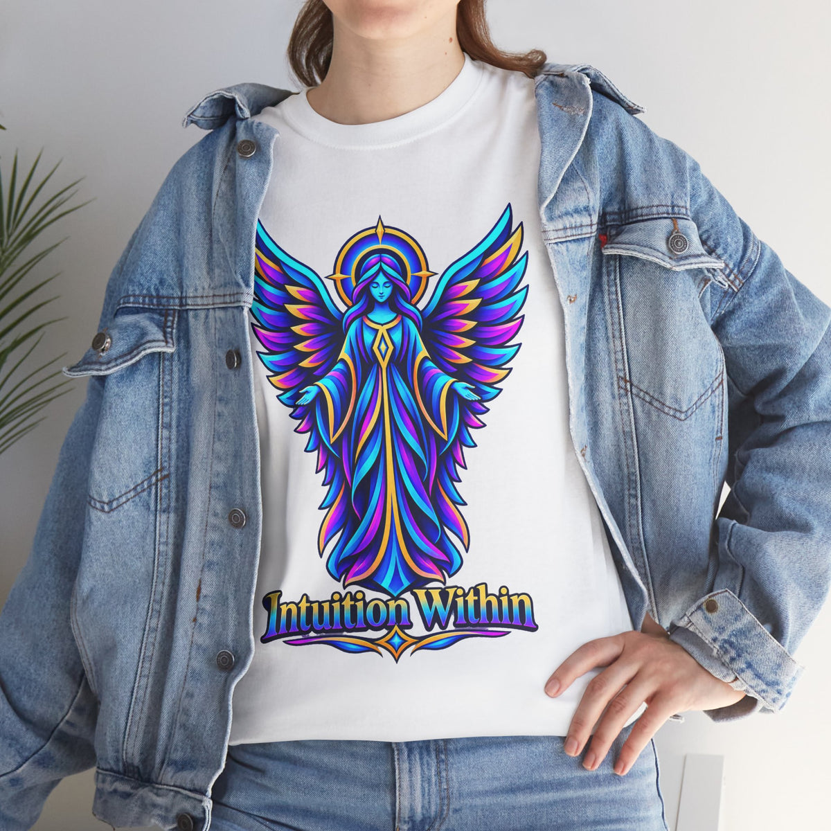 Intuition Within Angel Wings T-Shirt | Trust Your Inner Voice