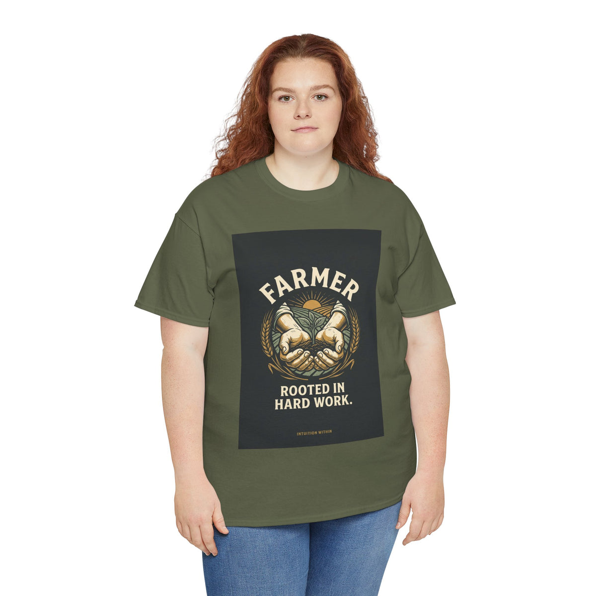 Rooted in Hard Work Farmer T-Shirt