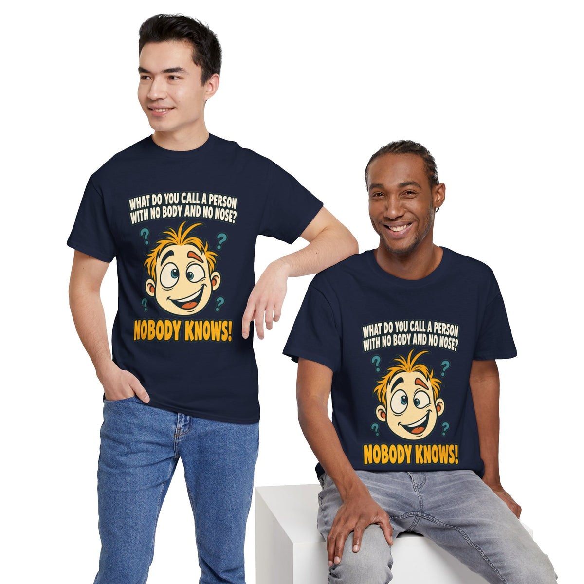 Nobody Knows! Funny Riddle T-Shirt