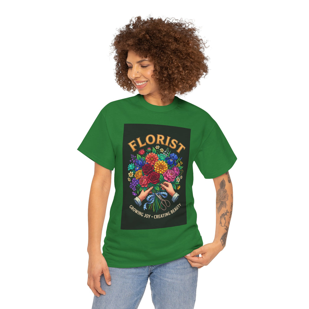 Growing Joy, Creating Beauty Florist T-Shirt