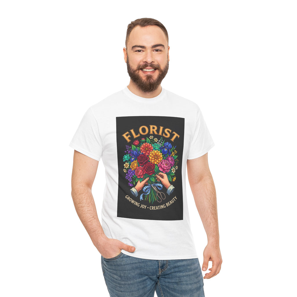 Growing Joy, Creating Beauty Florist T-Shirt