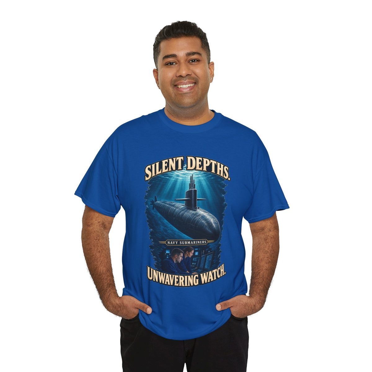 Silent Depths, Unwavering Watch T-Shirt | Submariner Tribute