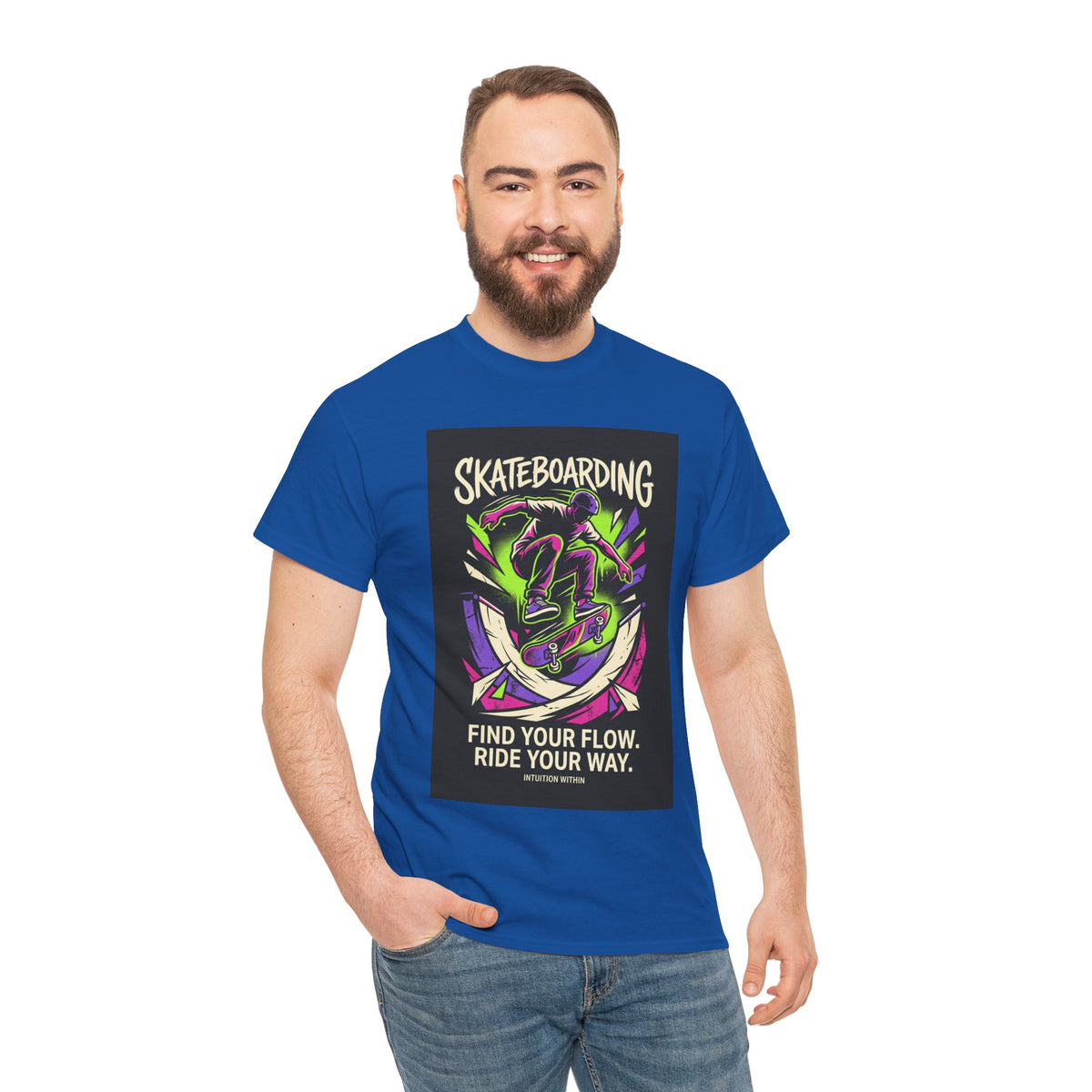 Find Your Flow Skateboarding T-Shirt