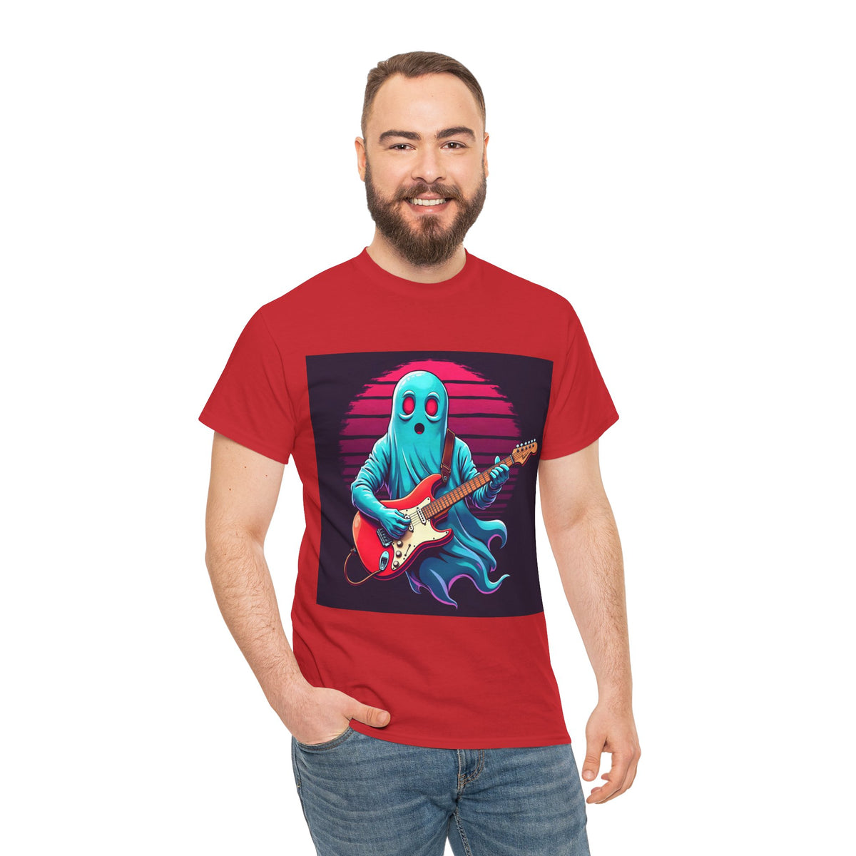 Ghost Guitarist Graphic Tee