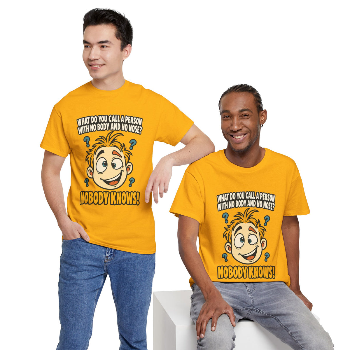 Nobody Knows! Funny Riddle T-Shirt
