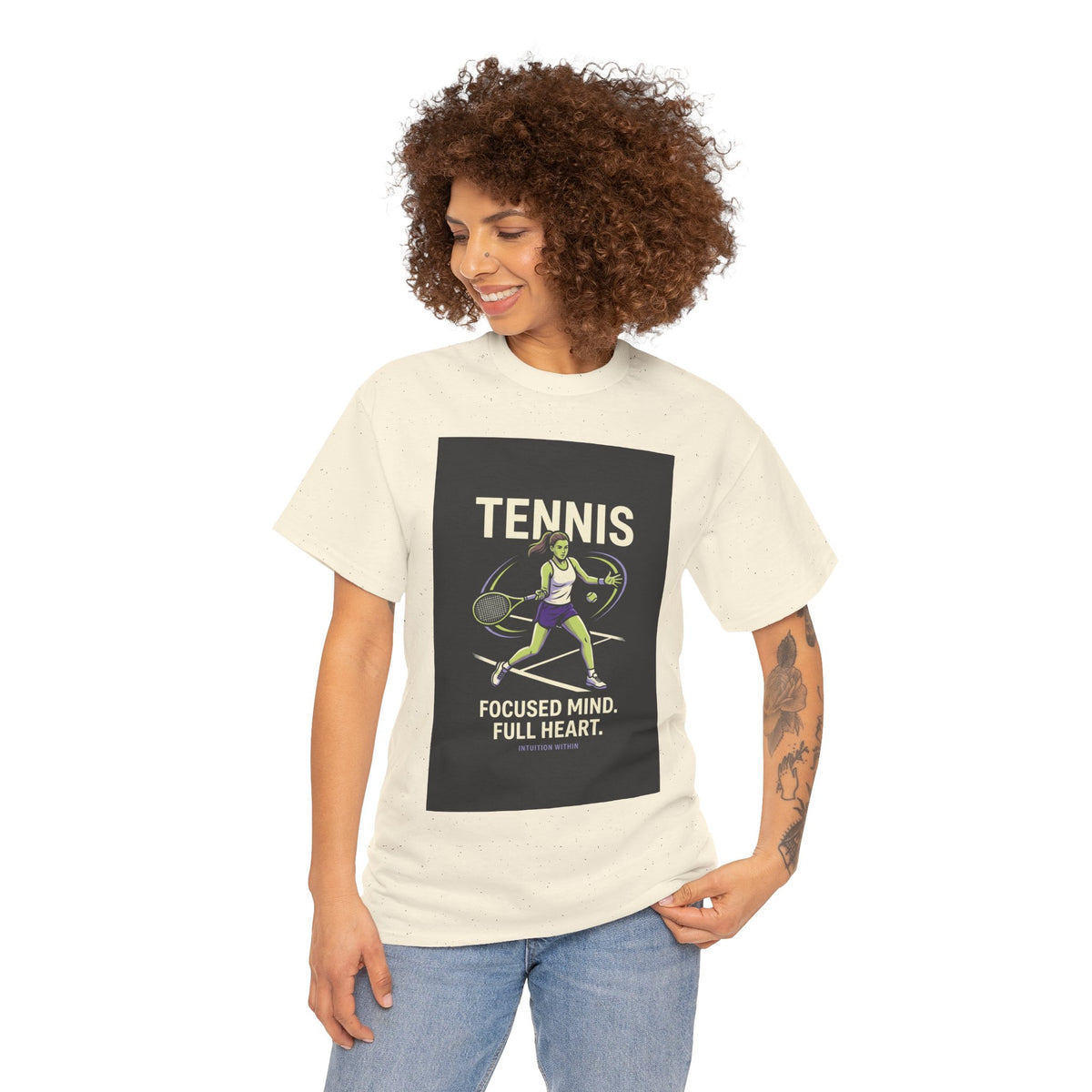 Focused Mind, Full Heart Tennis T-Shirt