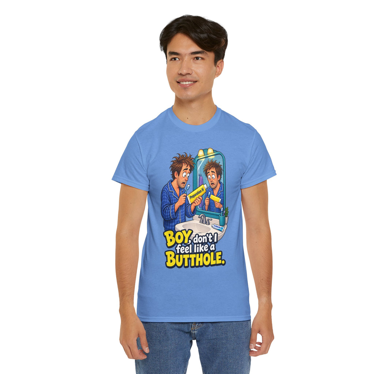 Feel Like a Butthole T-Shirt | Funny Bathroom Humor