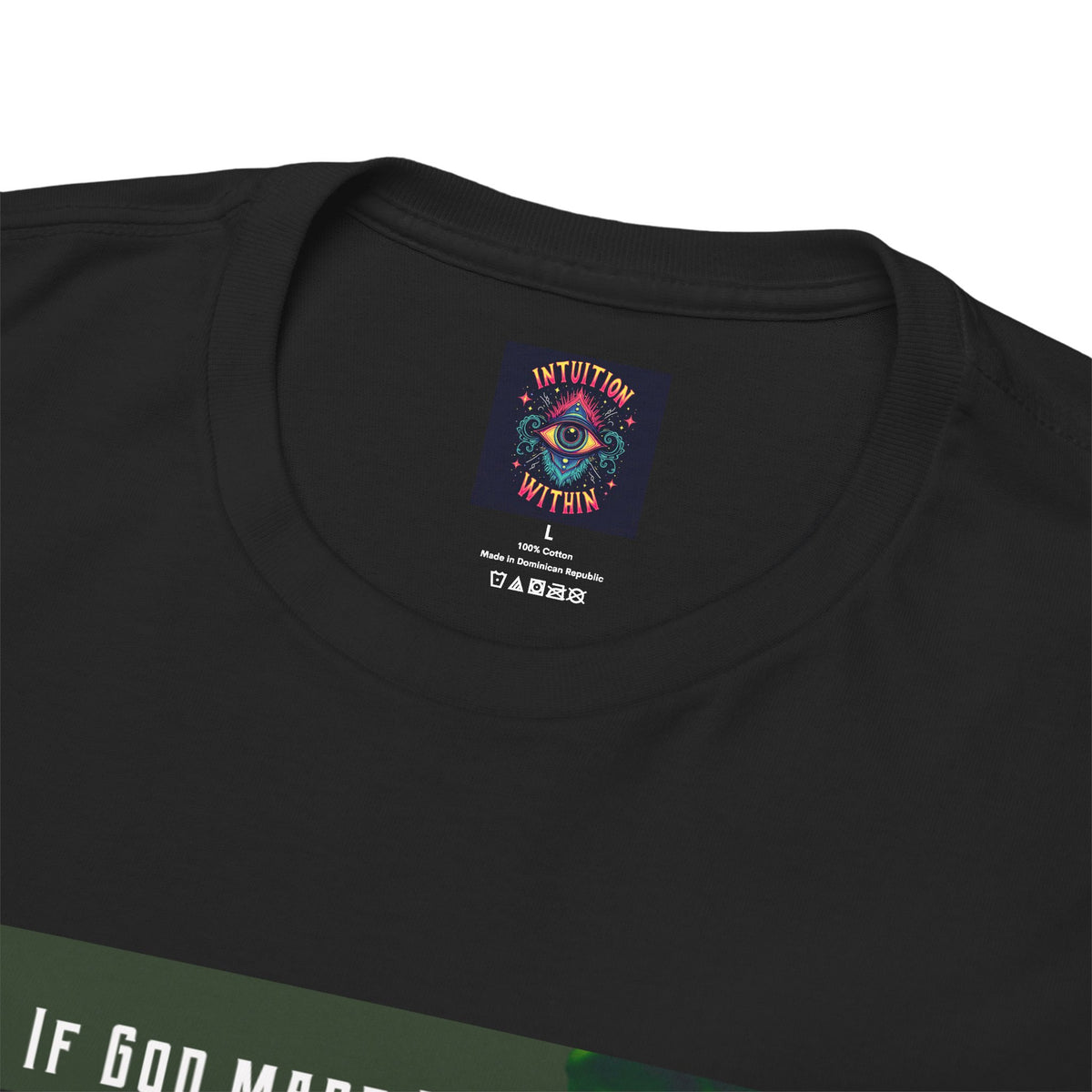 If God Made Marijuana Tee – Front Print | Intuition Within