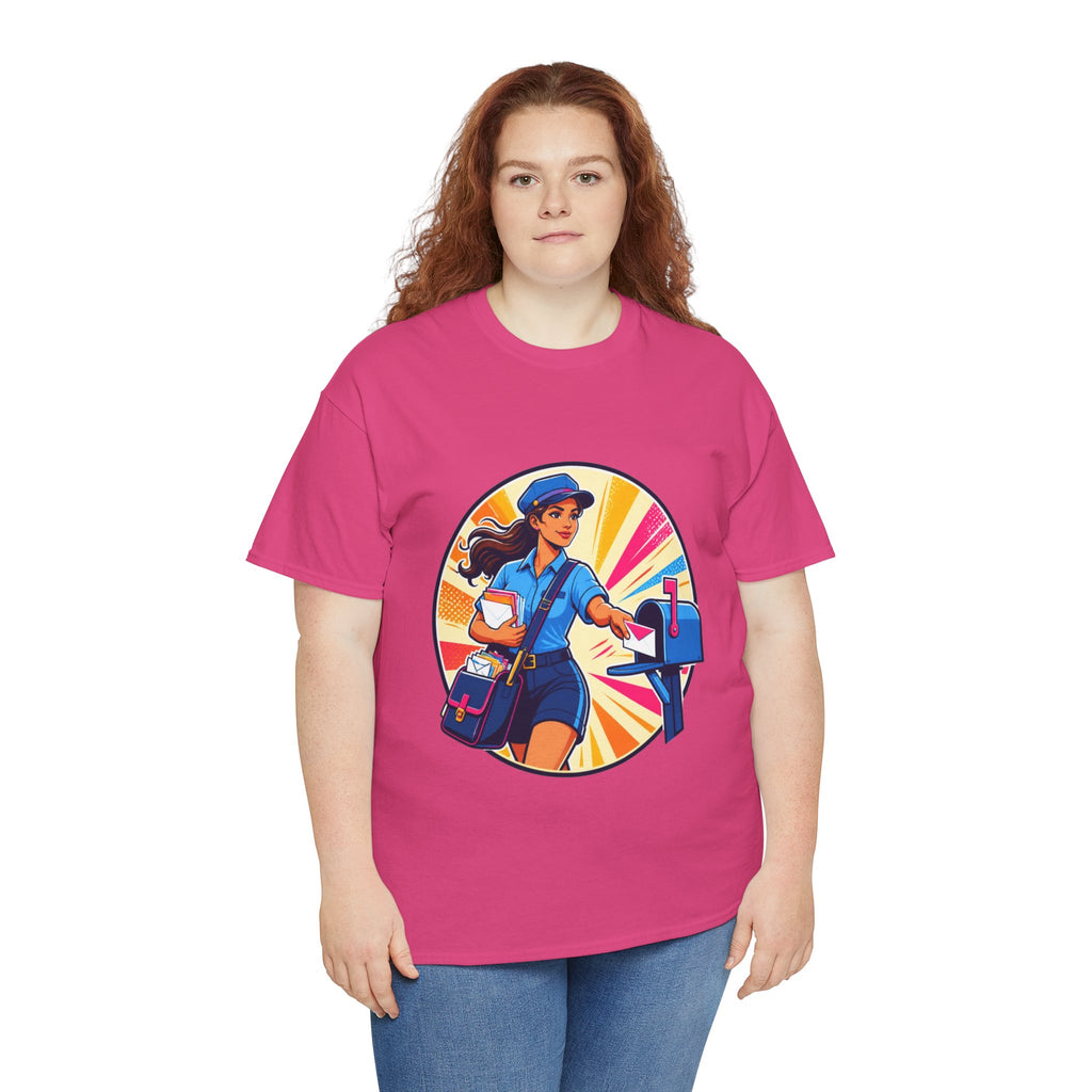 Female Mail Carrier Retro Tribute Tee