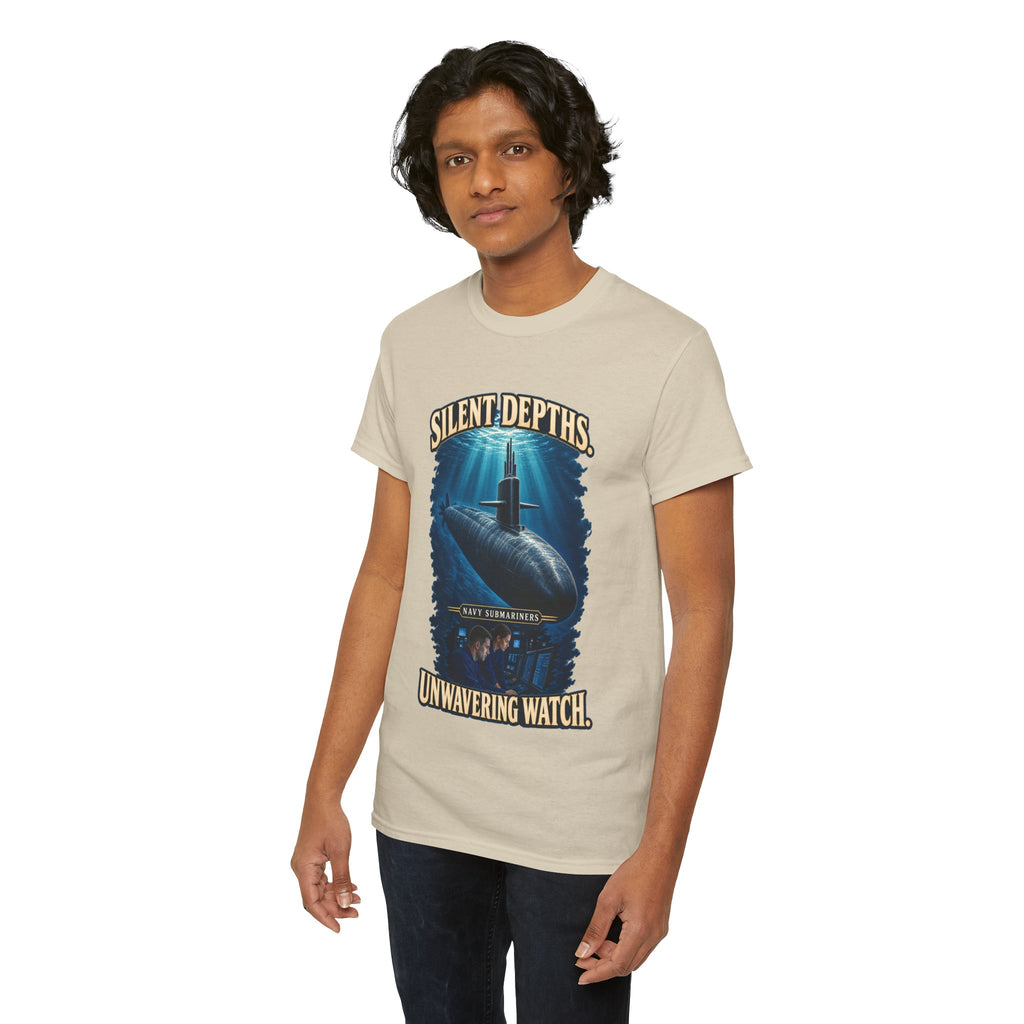 Silent Depths, Unwavering Watch T-Shirt | Submariner Tribute