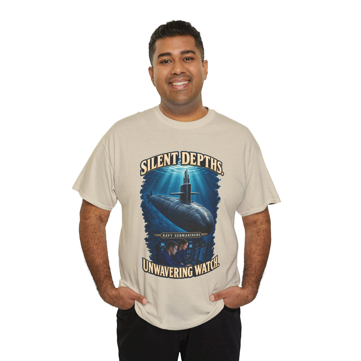 Silent Depths, Unwavering Watch T-Shirt | Submariner Tribute
