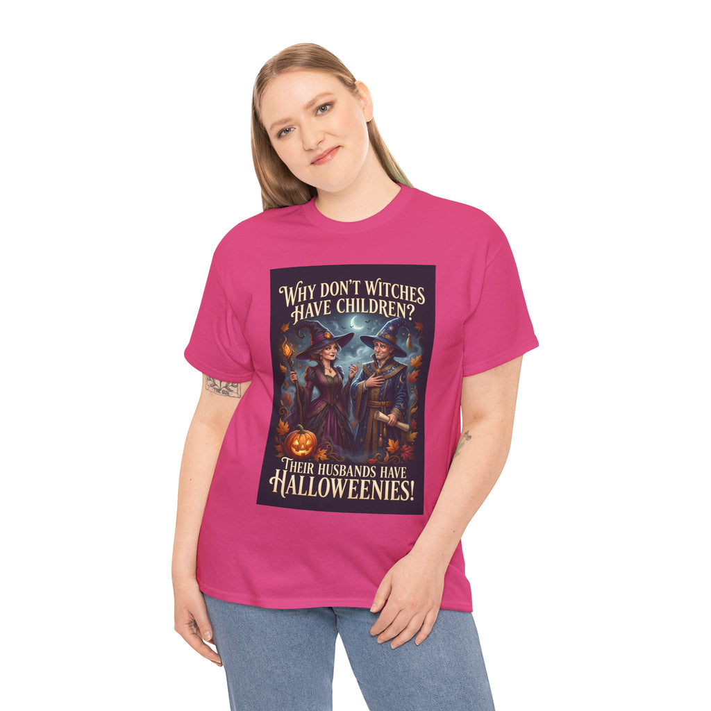 Halloweenies Witch Joke T-Shirt | Cheeky Halloween Humor