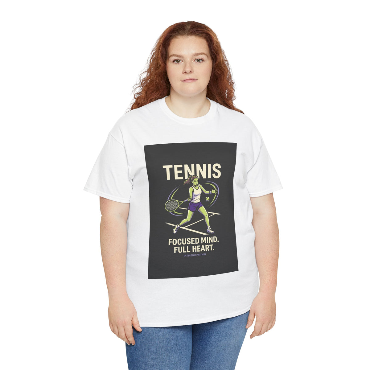Focused Mind, Full Heart Tennis T-Shirt