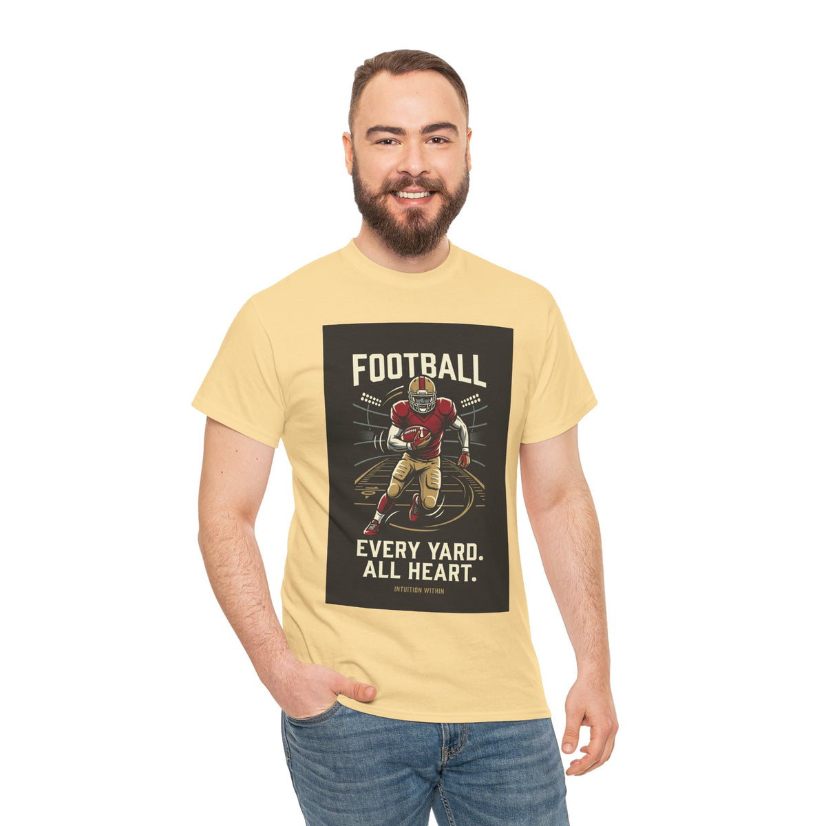 Every Yard, All Heart Football T-Shirt
