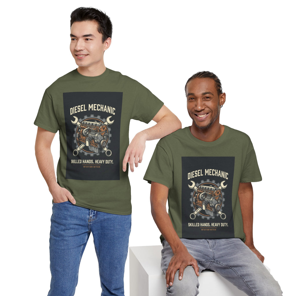 Skilled Hands, Heavy Duty Diesel Mechanic T-Shirt